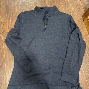 George Men's Dark Gray Zip-Up Sweater
